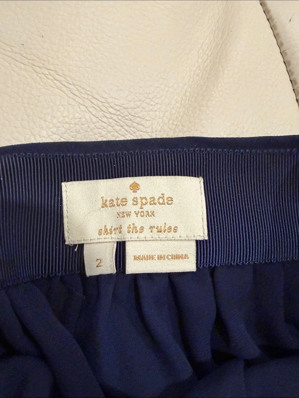 Navy Tiered Mini Skirt With Stars